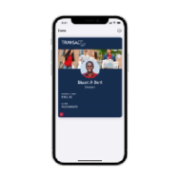 Mobile credential on phone